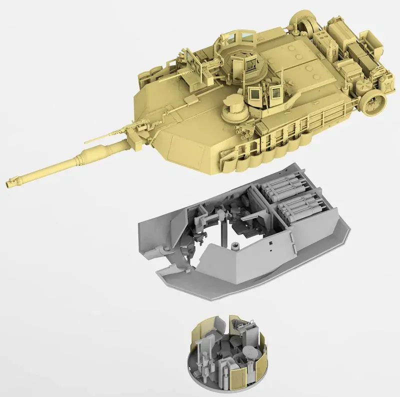 RFM M1a2 Sep Abrams Tusk I /Tusk II - FULL INTERIOR! 1/35